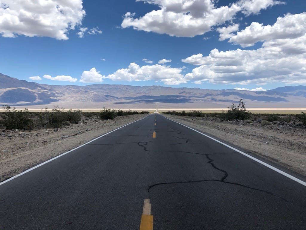 weg in Death Valley