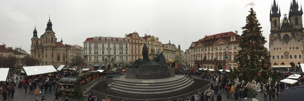 Het oude stadsplein Praag