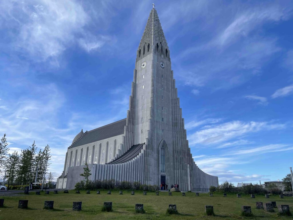 Hallgrímskirkja kerk Reykjavik IJsland